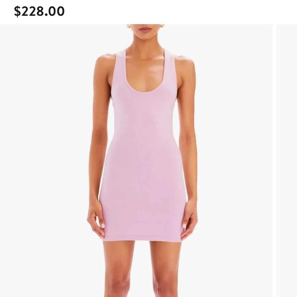 Elegant Pink Sleeveless Dress